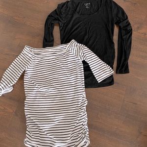 A Glow maternity top lot